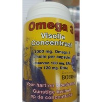 BOERHAAVE Omega 3 Visolie 1000 mg 500 capsules
