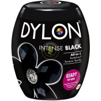 Dylon Intense Black Pods Textielverf voor de Wasmachine