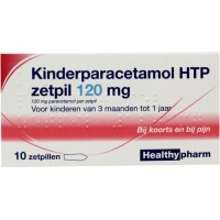 Healthypharm Paracetamol 120 mg kind zetpil
