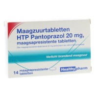 Healthypharm  Pantoprazol 20 mg, maagsapresistente tabletten