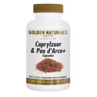 Golden Naturals Caprylzuur & Pau d'Arco Capsules