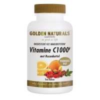 Golden Naturals Vitamine C1000 Rozenbottel