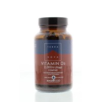 Terranova Vitamine D3 2000IU complex zonder hulpstoffen 100 stuks