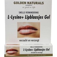 Golden Naturals-Lysine+ Lipblaasjes Gel