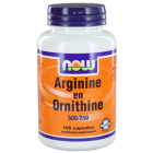 Arginine & Ornithine 500/250 mg