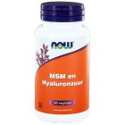 MSM met Hyaluronzuur Now