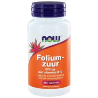 Foliumzuur 800 mcg Now