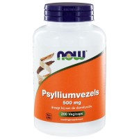 Psylliumvezels Caps 500 mg Now