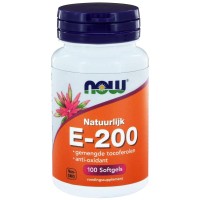 Vitamine E-200 Gemengde Tocoferolen Now