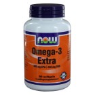 Omega-3 Extra 500 mg EPA 250 mg DHA Now
