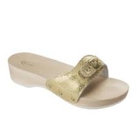 Scholl Sandalen Pescura Heel goud/silver