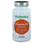 Vitortho Vitamine D3 3000 IE 120 softgels