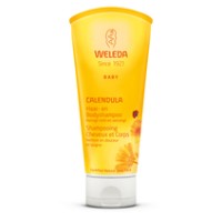 Calendula baby haar en bodyshampoo Weleda